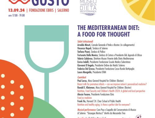 THE MEDITERRANEAN DIET:  A FOOD FOR THOUGHT – 13.09.2024 – FONDAZIONE EBRIS – PERCORSI NEL GUSTO 2024